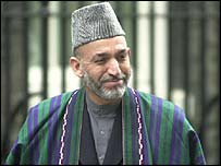 Afganistan Devlet Başkanı Karzai
