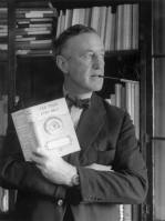 Ian Fleming in his study with For Your Eyes Only