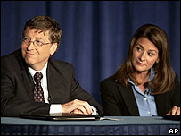 Bill Gates ve eşi Melinda Gates
