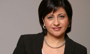 BBC Arabic Television presenter: Lina Musherbash