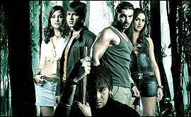 Lara, Vivek, John, Esha and Ajy in Kaal