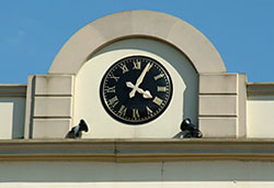 Clock at Houstons, Newry Street, Banbridge. Taken by Jackie Bird.