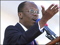 O ex-presidente do Haiti, Jean-Bertrand Aristide