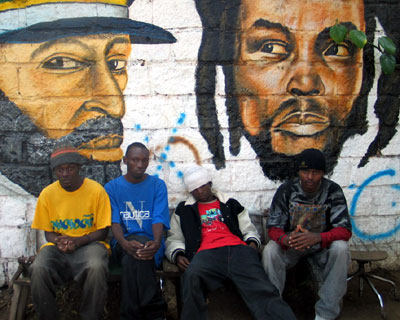 Young people chilling out