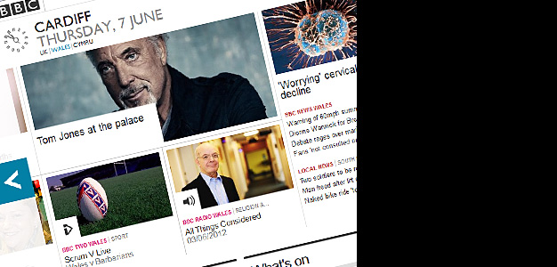 BBC Wales homepage