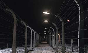 A general view of Auschwitz