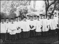 Canterbury choir in 1923