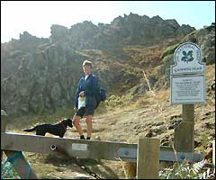Jo and Bella reach Gammon Head