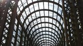 Arched walkway,...