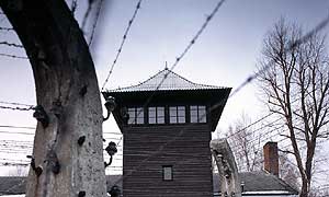 A general view of Auschwitz