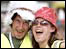 Stewards volunteering at a festival