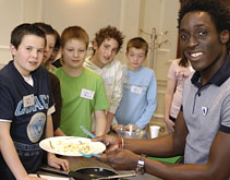 Blue Peter presenter Andy Akinwolere