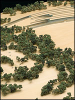 Architect's model of new Stonehenge visitor centre