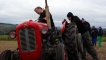 Euan McIlwraith and Mark look ahead to the Scottish Ploughing Championships. Euan is seen here trying his hand at ploughing under the watchful eye of tractor owner David Wood.