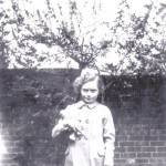 Ada Lee (nee Cully) wearing her pale lilac coat.  The photograph was taken to be given as a keepsake to her Brother, Norman, when he joined the Royal Navy in 1941.