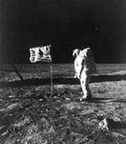 Neil Armstrong (moon walking)