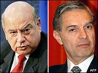 Derbez (dir.) e Miguel Insulza 