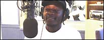 Twin B on the mic