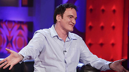 Quentin Tarantino on Friday Night With Jonathan Ross (image: BBC/Hot Sauce)