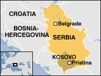 Bản đồ Kosovo