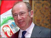 O ministro da Economia da Espanha, Rodrigo Rato, cotado para o cargo de diretor-gerente do FMI