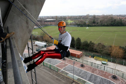 On the way down!