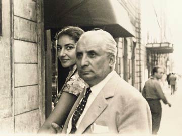 Callas and Meneghini