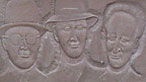Tri Penyberht, Lewis Valentine, Saunders Lewis a DJ Williams