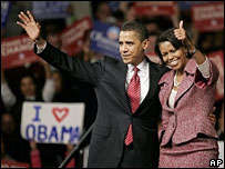 Vợ chồng ông Obama