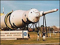 Picture: A rocket at the NASA space centre