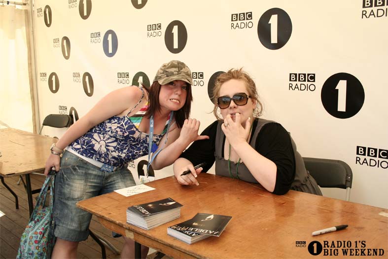 Signing sessions with Adele