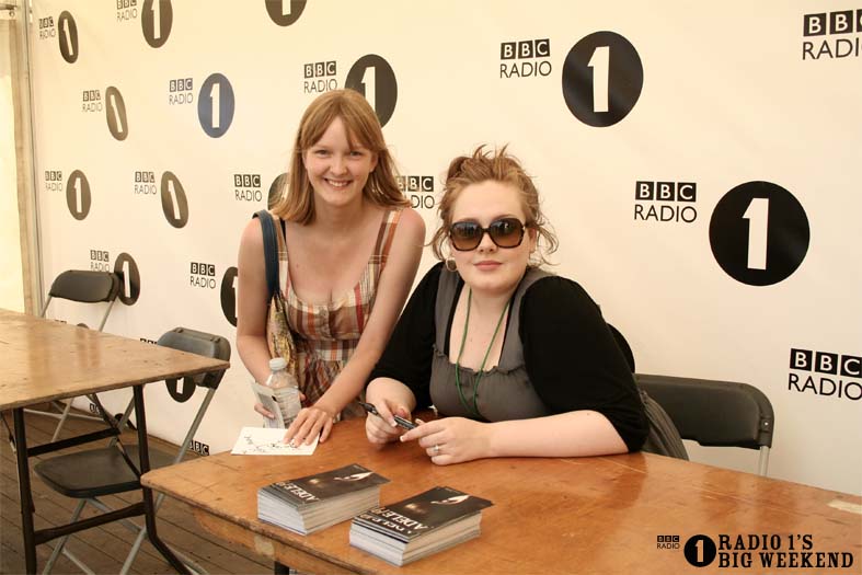 Signing sessions with Adele