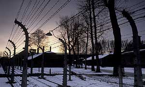 A general view of Auschwitz