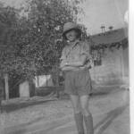 Harry Pratt 1941 (Age 20)at a training camp in Ahmadnagar, India.   He was taken POW  in 1942, at the fall of Singapore, just in time for his 21st Birthday.