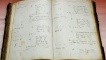 An old rent log book found in Afton Lodge