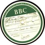 Side 1 - BBC recording of the REME Workshops Band recorded in Germany 1945/6 Side 1 - BBC recording of the REME Workshops Band recorded in Germany 1945/6