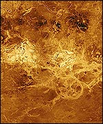 Picture: Aphrodite Terra on Planet Venus