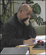 Basic skills student Michael Isgar