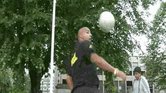 Football freestyling... Football freestyling...