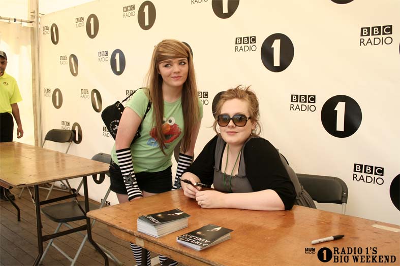 Signing sessions with Adele