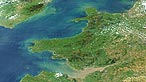 Cymru o'r Gofod