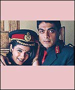 Raveena Tandon & Aly Khan in Stumped