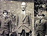 Lewis with Joy's sons