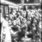 whole school crowded onto the platform whole school crowded onto the platform