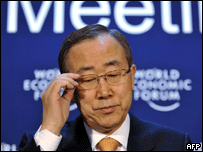 O secretário-geral da ONU, Ban Ki Moon