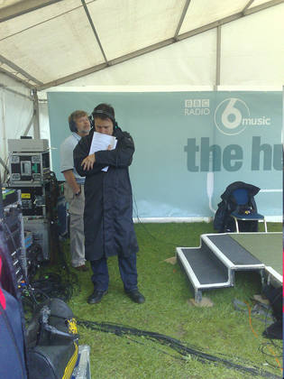 A Wistful moment in the Hub Tent