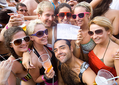 The crowd at Ibiza Rocks