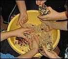 Picture: it's easier if you mix all the bits in a bowl