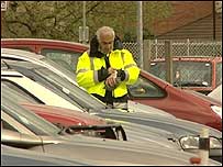 Shapoor in car park