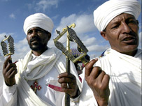 Celebrants of the Ethopian orthodox church